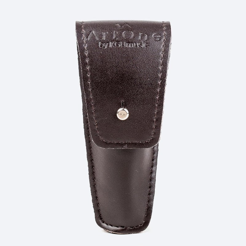 Artone Trumpet MOUTHPIECE POUCH. Single holder for trumpet mouthpieces, crafted from Faux leather case. Protective mouthpiece bag Secure storage. Gift for trumpeter. Trumpet accessories (Brown, Pouch Single) - Image 2